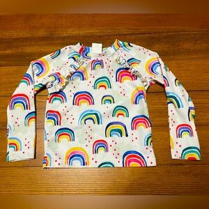 Tucker + Tate Multicolor Rainbow Swimwear Rashguard Size 18 Months